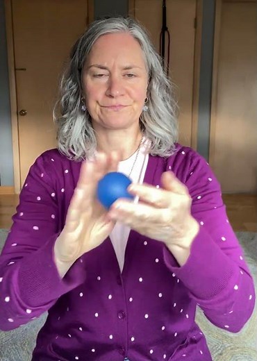 MELT Method Soft Ball Hand Friction Treatment