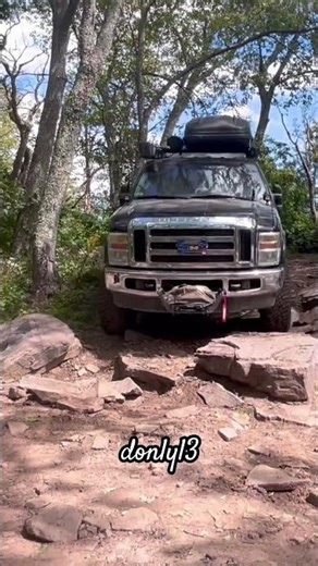 Full size F250 at Union springs? #offroadoverland #offroad #f250