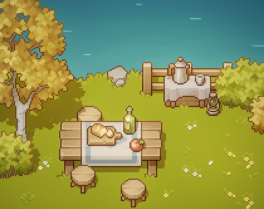 Pixel Art Top Down - Village by Cainos