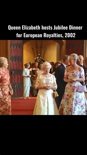 Three Regnant Queens! 👑👑👑 and Princess Anne looks stunning The Queen gave a Golden Jubilee dinner party for European crowned heads in 2002. Fifteen European Royals joined 15 British Royals at Windsor Castle for the Jubilee dinner including: Queen Margrethe and Prince Henrik of Denmark, King Carl Gustaf and Queen Silvia of Sweden, King Juan Carlos and Queen Sofia of Spain, Queen Beatrix of the Netherlands, King Harald and Queen Sonja of Norway, King Albert and Queen Paola of the Belgians, Gran