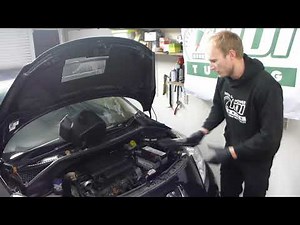 How to remove the battery on Peugeot 207