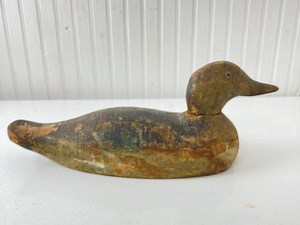 Antique Duck Decoy, Wood Duck, Hand Carved Duck, Decoy, Duck Hunting, Rustic Decor, - Etsy