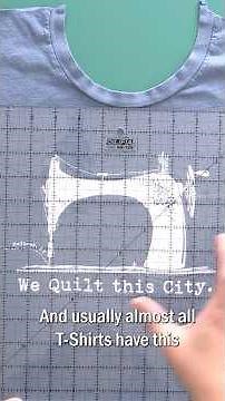How to Cut Shirts for a T-Shirt Quilt & Center Your Design Perfectly Every Time! #quilting