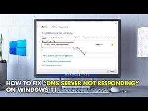 Fix “DNS Server Not Responding” on Windows 11 Easy and Permanent Solution | Windows 11 DNS Error