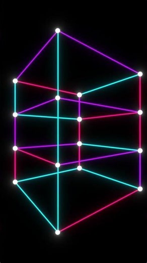 How to see the 4th dimension. 🤯 #4d #tesseract #physics