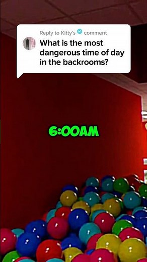 ⚠️THE MOST DANGEROUS TIME OF DAY IN THE BACKROOMS - FOUND FOOTAGE⚠️ #backrooms #shorts