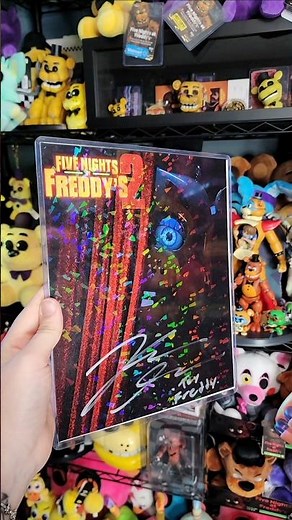Autographed fnaf merch! #fnaf #fnafmovie #fnafmerch