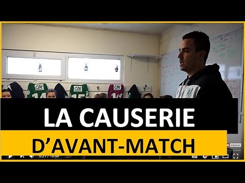 Instant de coach : Causerie d'avant-match