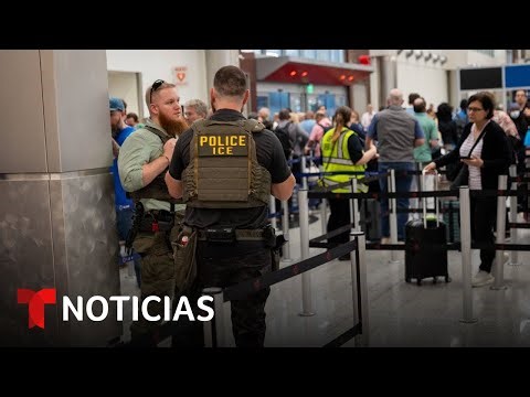 Presencia de agentes de ICE en aeropuertos genera miedo entre inmigrantes | Noticias Telemundo