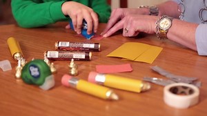 Glue Dots, Glue Squares Dot N' Go Dispenser, Double-Sided, 3/16", 450 Dots, Permanent, DIY Craft Glue Tape, Sticky Adhesive Glue Points, Liquid Hot Glue Alternative, Clear