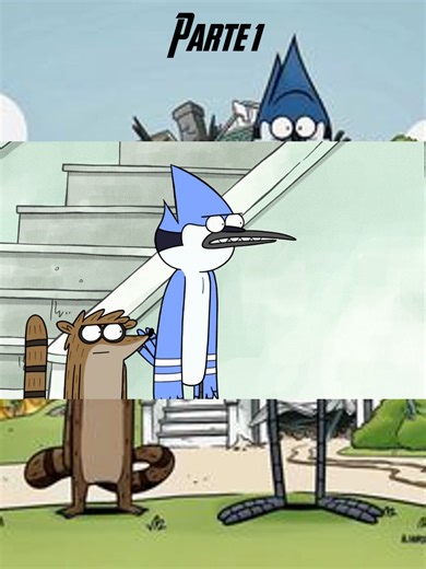 Mi madre Parte 1 #historiascorrientes #mordecai #rigby #caricaturas #cartoon #parati #fyp