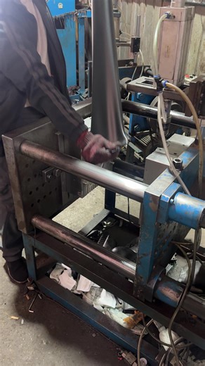 Testing the extrusion mold.