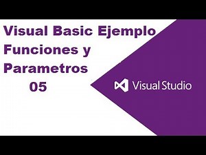 Visual Basic Ejemplo Funciones y Parametros 05