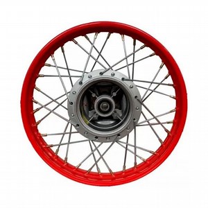 [Hot Item] China Wholesale Economical Maintenance Dm 125 Rear Red Motorcycle Spoke Wheel