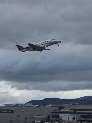 NetJets Cessna Citation XLS G-NJAA Takeoff from Edinburgh