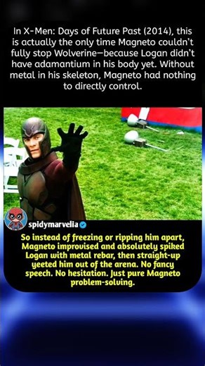 Magneto Had No Metal to Control… So He Just YEETED Logan #trend