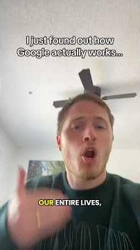 I just found out how Google actually works… 🫪 #dailyvlog #google #yapping