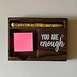 Principal Thank You Gift, Rustic Wooden Pencil Note Holder Desk, School Leader Appreciation Office Decor, Promotion Leaving Birthday Farewell Retirement Congratulations Recognition Gifts MT9