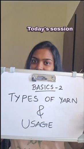 Crochet yarn basics | Types of yarn for your project #crochettutorial #beginner #learncrochet #viral