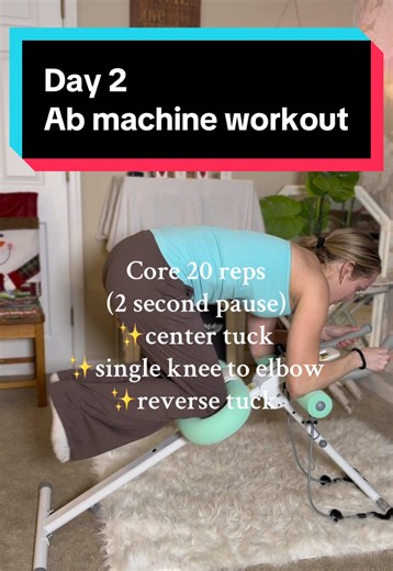 Day 2 of ab trainer workouts! Screen shot the exercise and save this video to come back to. This one was hard! @Merach US #abmachineworkout #abmachine #homeworkoutsforwomen #homegymequipment #newyearnewme