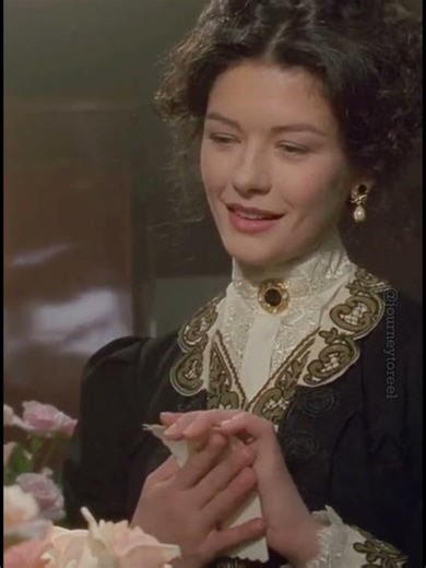 flowers, to cheer the lady up | #Titanic 1996 | Catherine Zeta-Jones