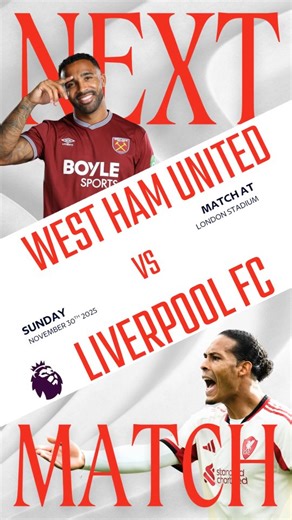 Here’s a more relaxed, “fan-chat” style Instagram post with some match facts and inviting vibes for the game 🗣️ Liverpool fans — get ready. Tomorrow we take on West Ham, and we’re gathering early at Durty Nelly’s Irish Pub in Halifax. NELLY'S IS SERVING BRUNCH!!! Brunch and Reds football? Doesn’t get much better. 🍳🍺 We all know history is on our side: in over 150 meetings between Liverpool F.C. and West Ham United, Liverpool have won around 86 times — a clear edge. Our last league match saw u