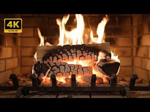 Fireplace 10 Hours 4K – Cozy Fire Ambience with Natural Crackling Sounds #31