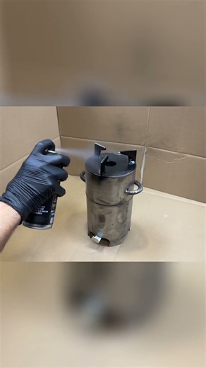 DIY Military Stove: From Fire Extinguisher To Survival Tool! Part 10 #shorts