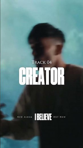 My new album “I BELIEVE” is out now wherever & the music video for “CREATOR” is up on my channel!