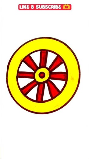 Cute Toy Wheel Drawing 🛞 | Easy Fun Kids Art #toywheeldraw #wheeldrawing #usa #usakids