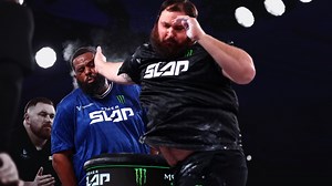 64K views · 528 reactions | Super Heavyweights Kole Smith and Leon Johnson make their debut on the Power Slap stage in a #PowerSlap12 match that you won't want to skip  VeChain Power 12: Quinones vs Bordeaux 2, presented by Monster Energy - Rewatch all the action NOW on our YouTube Channel! Learn about VeChain, the world’s leading blockchain - https://vechain.org/ | Power Slap | Facebook