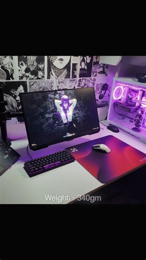 Arun on Instagram: "Glidex Nebula Mousepad . . . . . #gaming #mousepad #pc #pcsetups #cleansetup #setupgamer"
