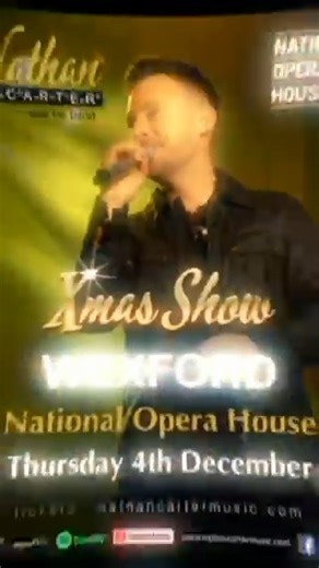 Nathan Carter Thursday 4 December 2025 Following the phenomenal success of the iconic hit song ‘Wagon Wheel’ in 2012, Nathan became an established star in Ireland. Tickets: €35 Facility Fee 👉 https://rebrand.ly/ek8la6m | National Opera House