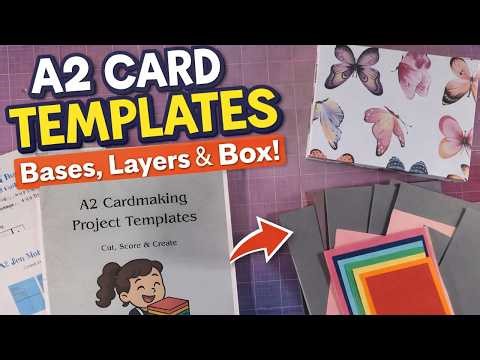 A2 Card Templates You’ll Use Forever! Bases, Layers & Card Box Made Easy