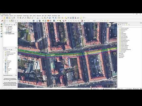 QGIS 3 - Editing parallel lines simultaneously | QGIS Tutorial | German