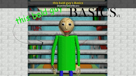 this bald guy's Basics Mod for Baldi's Basics | Baldi Mods