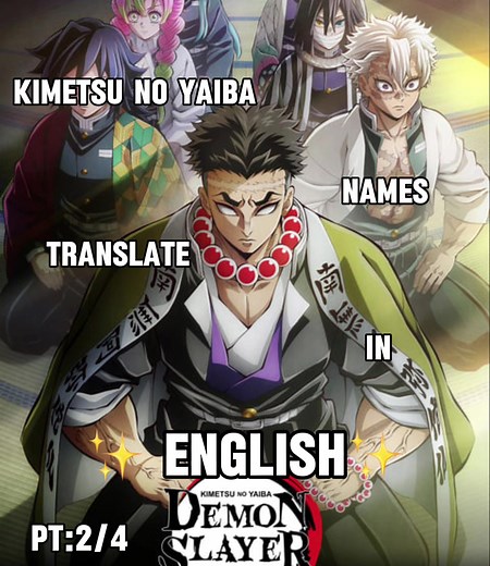 Translating Demon Slayer Characters into English PT2