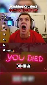Ranking Craziest Gaming Crashouts 🎮💥