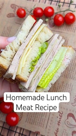My SIMPLE + HEALTHY #Lunch Meat Will Cut Your Grocery Bill In HALF 😱 #sandwich #shorts #shortsrecipe