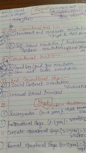 kohalberg theory and ...stages of cognitive development..