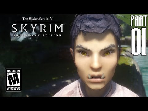 【SKYRIM 200+ MODS】 Orc Gameplay Walkthrough Part 1 [PC - HD]