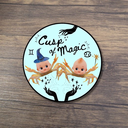 Gemini-cancer Cusp Sticker | Zodiac & Horoscope Art | 3" Waterproof Vinyl Sticker - Etsy