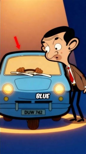 Who’s the real owner of blue car in Mr. Bean? 🥶 #shorts