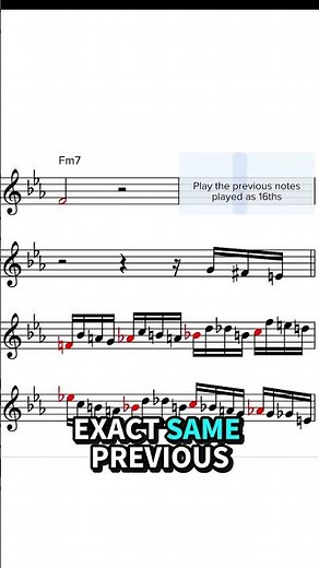 Approaching minor pentatonic with 3 notes #jazz #pentatonic #scale