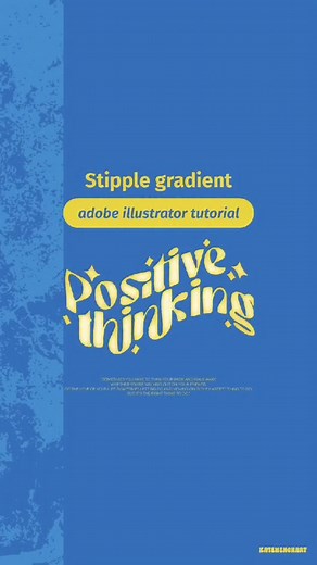 Stipple Gradient 🩵 . . . . . . #graphicdesign #graphicdesigntutorials #tipsandtricks #logodesigner #adobe | Katemench