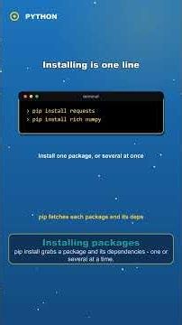 pip & Installing Packages | Python in 2 Minutes