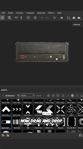 How to Add Text Details on Any 3D Model in Substance Painter #substancepainter #substance3d #shorts