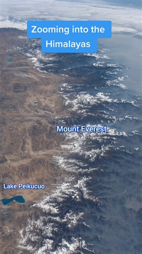Zooming into the Himalayas from Space