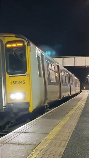 Tfw class 150 departs Llanharan for Ebbw Vale Town #train #railwaycontent