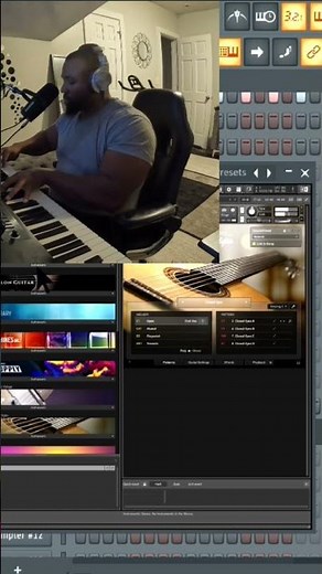 NATIVE INSTRUMENTS PICKED NYLON GUITAR TRYING TO FIGURE IT OUT #flstudio #beats #nativeinstruments